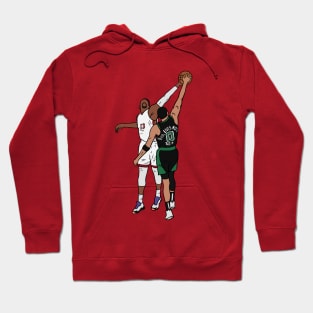 Bam Adebayo Blocks Jayson Tatum Hoodie